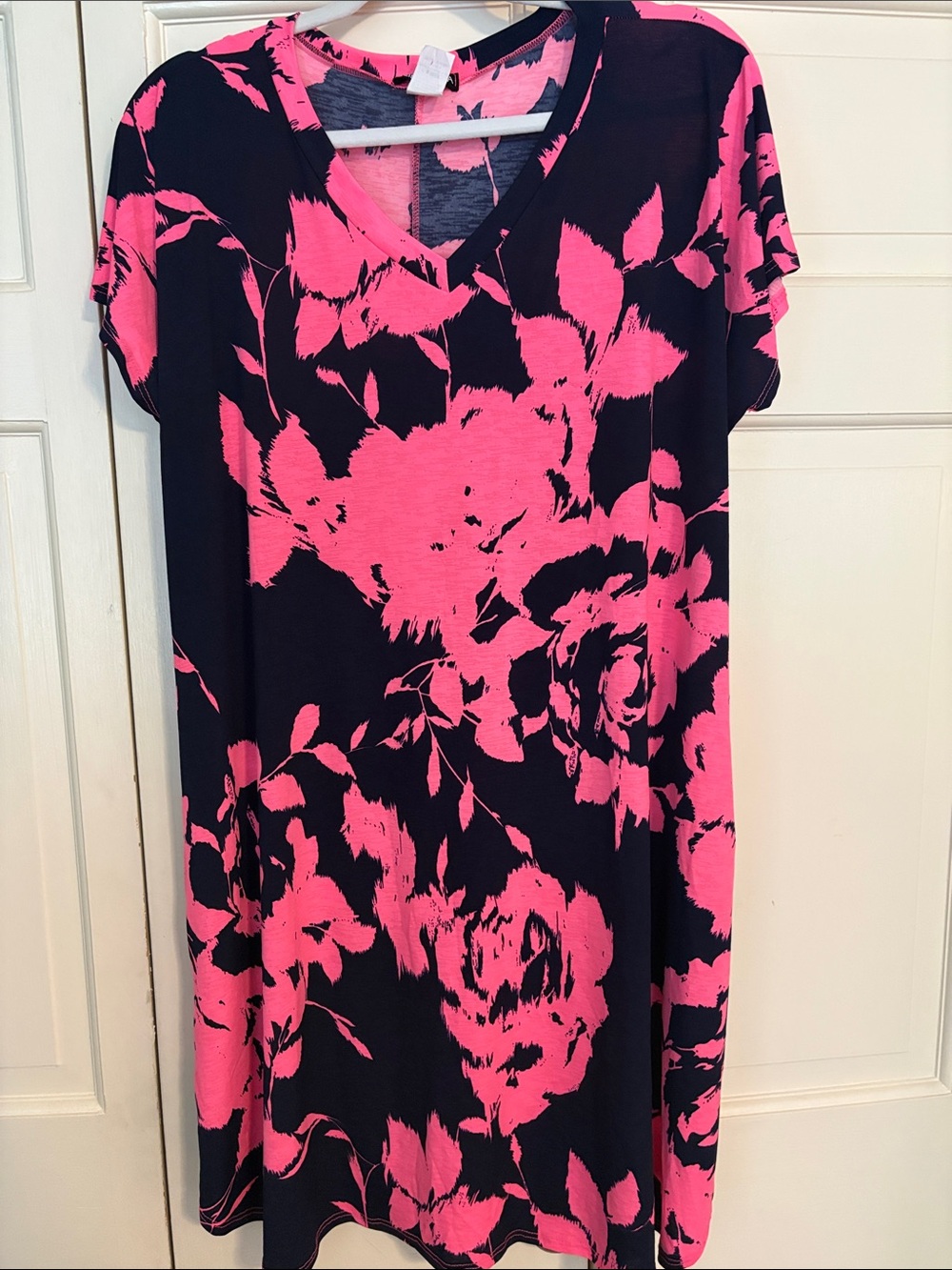 HEIMISH USA Pink Navy Floral Dress